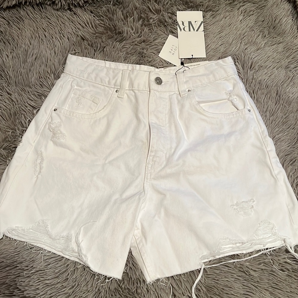 High rise dad shorts ,size 2